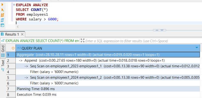 Przykład niewydajnego przeszukiwania tabeli